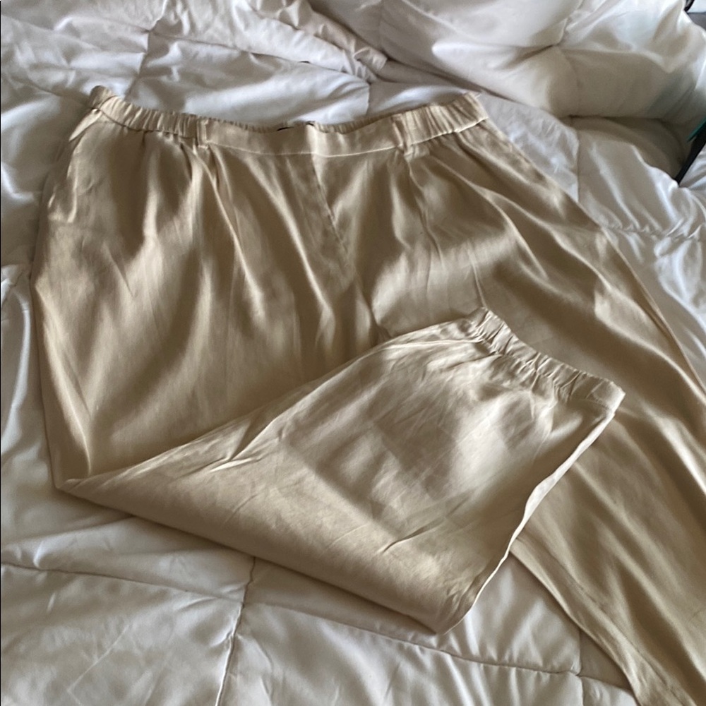 Express Cream Track Pants